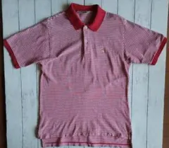 Brooks Brothers 赤白ストライプ ポロシャツ