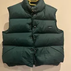 LLBean キッズ ダウンベスト XS/6 ダークグリーン