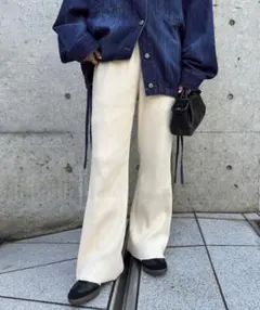 CIAOPANIC TYPY すっきりシルエットリブパンツ