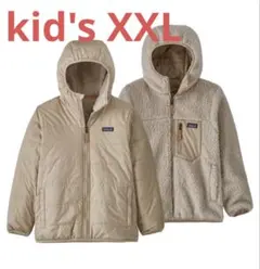未使用patagonia キッズXXL リバーシブルフリースダウン パタゴニア