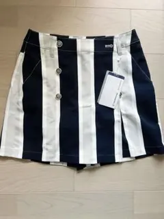 新品未使用　Munsingwear キュロット　ショートパンツ　ストライプのサムネイル