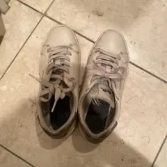 COACH ホワイトレザー スニーカー23cm