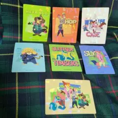 ズートピア　ナムコ限定　ステッカー　７枚　キャンペーン　非売品　ズートピア２