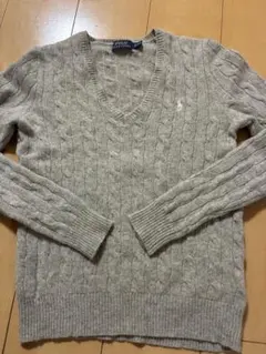 coco様専用　ラルフローレン　レディースケーブルニット カシミヤ混　S