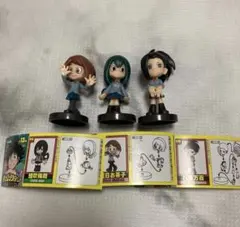 僕のヒーローアカデミア2 チョコエッグ 麗日お茶子 蛙吹梅雨 八百万百 3個