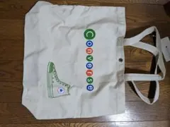 【未使用タグ付き】CONVERSE　スニーカーイラスト トートバッグのサムネイル