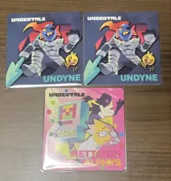Undertale ゲーマー焼き　コースター　3枚