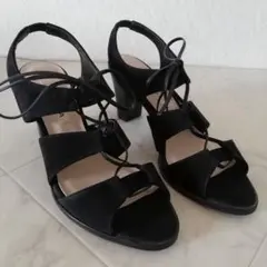 美品!!DIANA ダイアナ 本革 スエード サンダル 23.5cm