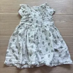 プチバトー 花柄ワンピース 4ans 104cm