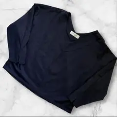 URBAN RESEARCH lab Vネックプルオーバー 紺 フリー