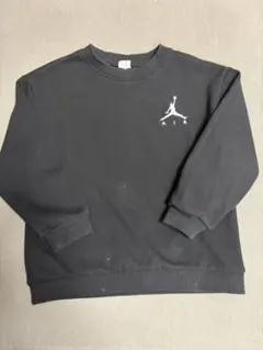 Jordan ジョーダン スウェット トレーナー 120 ブラック 汚れあり