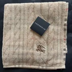 BURBERRY チェック柄 タオル地ハンカチ