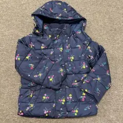 GAP KIDS 花柄紺色ダウンコート M 130cm