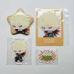 ヒロアカ　爆豪勝己　粧美堂　アクリルスタンド　缶バッジ　クリアカード