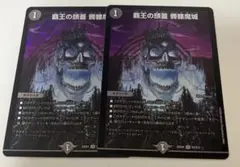 覇王の頭蓋 髑髏魔城　ドクロ魔城　2枚