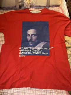 OFF-WHITE 18AW BUSINESS CASUAL 名画 ロンT 黒M - メルカリ
