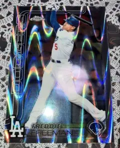 Freddie Freeman ベースレイウェーブ Topps Chrome
