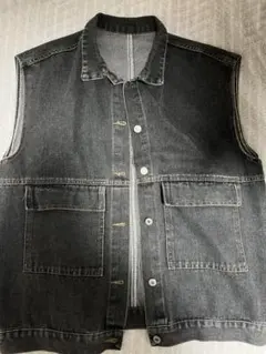 デニムジャケット　ノースリーブ　ベスト