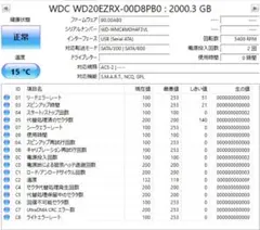 使用時間0H WD Green 2TB HDD 120214