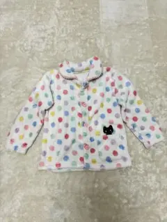 カラフルドット柄フリースパジャマセット