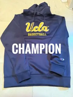 Champion UCLA Basketball パーカー ネイビー