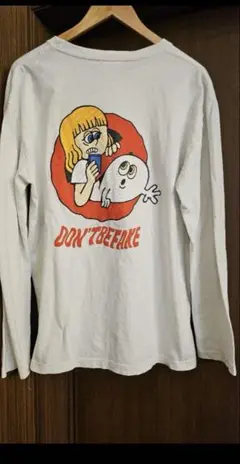 9090 おばけ ロングスリーブTシャツ ロンT 幽霊 ハロウィン ゴースト