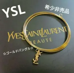 イヴ・サンローラン YSL カサンドラロゴ ネックレストップ ゴールド 