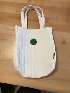 スターバックス　ホワイトキルティングエコバッグ