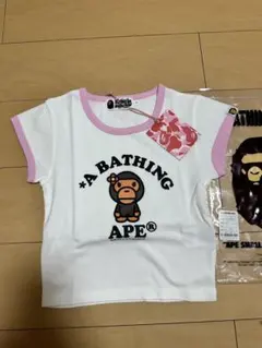 BAPE ABC CAMO COLLEGE TEE ピンク Sサイズ - メルカリ