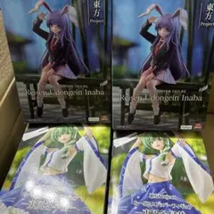 東方Project 東風谷早苗　イナバ フィギュア　4体