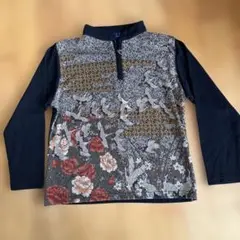 Tango kobo 花鳥風月柄 ハーフジップ長袖