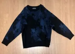 ブルー ニット