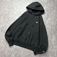 00s champion REVERSE WEAVE パーカー ブラック 無地