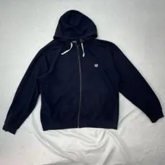 【XXL】CHAPS スウェット　パーカー 紺 ビッグサイズ 独特の光沢感