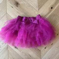 チュールスカート　紫のサムネイル