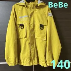 BeBe ナイロンドライタフタフード付ジャケット 140