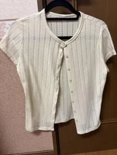 GU 半袖 カーディガン レモンイエロー Lサイズのサムネイル