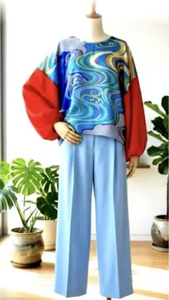 着物リメイク557 tsumori chisato 浴衣 からワンピース - メルカリ