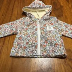 SHEIN 花柄 フード付きアウター 3-6M