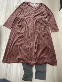 マタニティパジャマ 授乳口つき（ピンク）