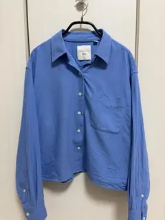 ユニクロ　JW ANDERSON オックスフォードシャツ　長袖　ブルー　S