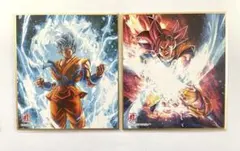 ドラゴンボール　色紙アート　2枚