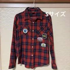 BABYDOLL チェック柄 長袖シャツ Sサイズのサムネイル
