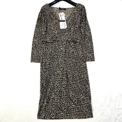 【未使用 タグ付】WEEKEND MaxMara レオパード ワンピース Mのサムネイル