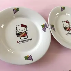 三菱自動車 キティちゃん お皿2枚