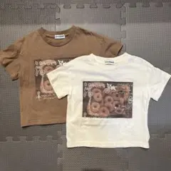Little WEEKEND リトルウィークエンド ドーナツTシャツ 100のサムネイル