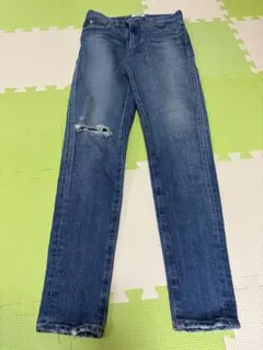 ジェイダ　ダメージ加工 ストスキデニムパンツ
