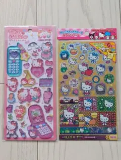 平成はっぴーフォン ステッカー シールhello kittyハローキティ