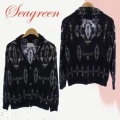 ネイビー カーディガン