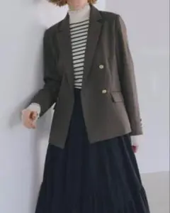 ダブルブレストテーラードジャケット